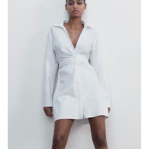 Zara Stretch Poplin Dress